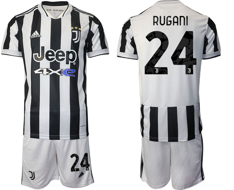 Men 2021-2022 Club Juventus home white #24 Adidas Soccer Jerseys->juventus jersey->Soccer Club Jersey